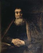 REMBRANDT Harmenszoon van Rijn Portrait of an Old man France oil painting artist